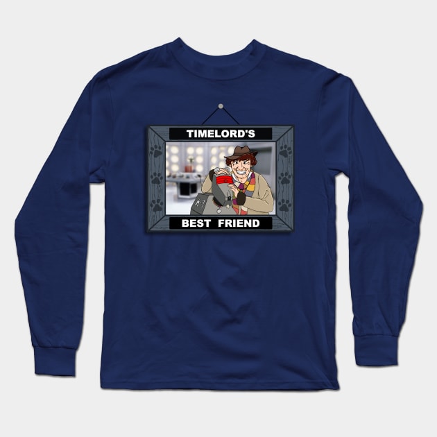 Timelord's Best Friend (Color) Long Sleeve T-Shirt by Ed's Craftworks